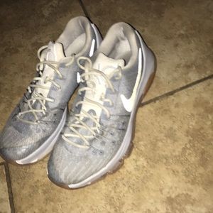 Silver Nike KD 8’s